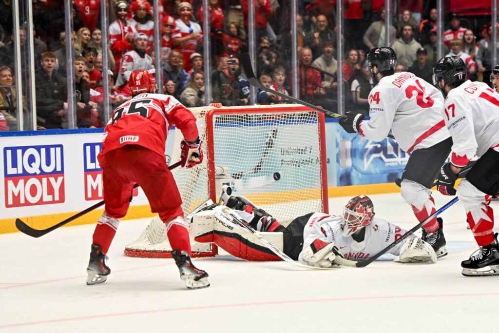 Analyysi: Onko Sveitsistä jättiyllättäjän pysäyttäjäksi? Nick Olesen Tanska Kanada Jordan Binnington