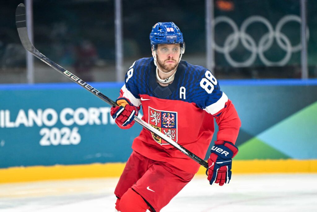 Olympiakiekko: Järjestääkö Tanska jättipaukun? - vaisu Tshekki iso kysymysmerkki Boston Bruinsin supertähti David Pastrnak Tshekin olympiajoukkueessa